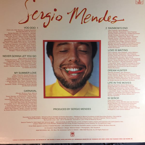 Sergio Mendes* : Sergio Mendes (LP, Album)