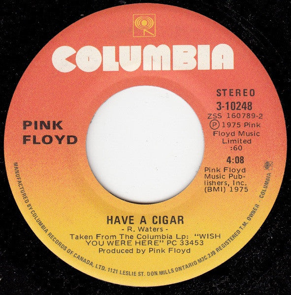 Pink Floyd : Have A Cigar (7", Single)