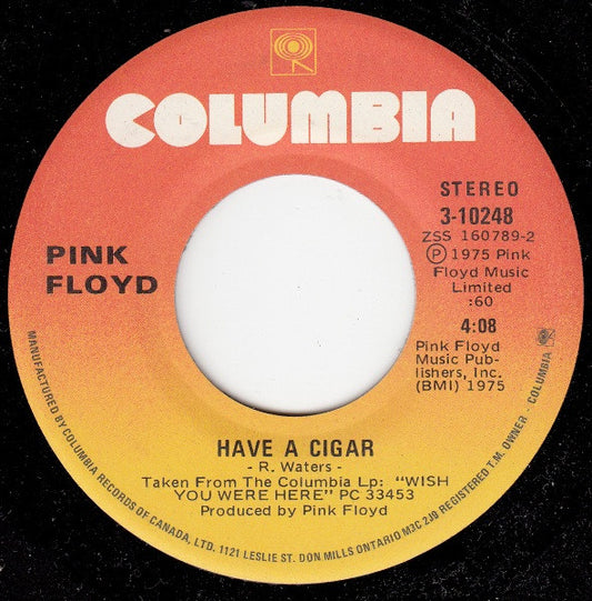Pink Floyd : Have A Cigar (7", Single)