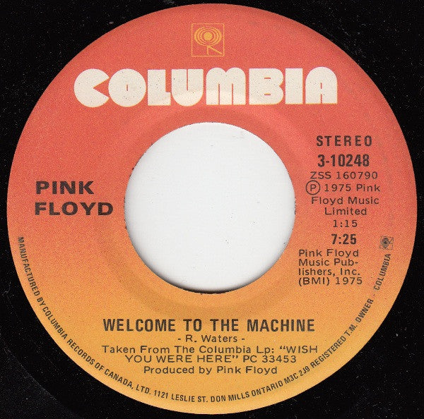 Pink Floyd : Have A Cigar (7", Single)