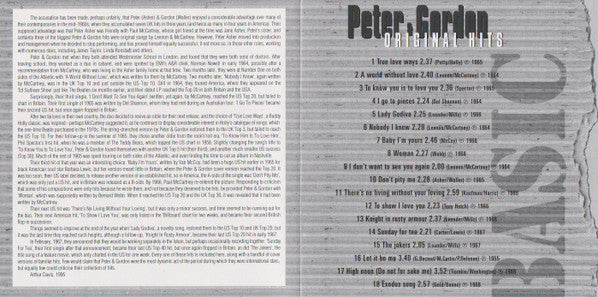 Peter & Gordon : Original Hits (CD, Comp)