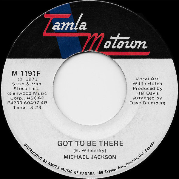 Michael Jackson : Got To Be There (7", Single)