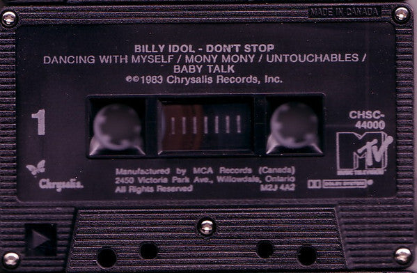Billy Idol : Don't Stop (Cass, EP)