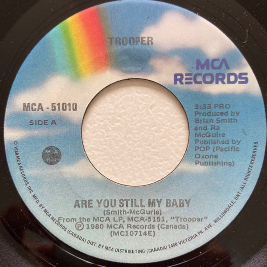 Trooper (4) : Are You Still My Baby (7", Single)