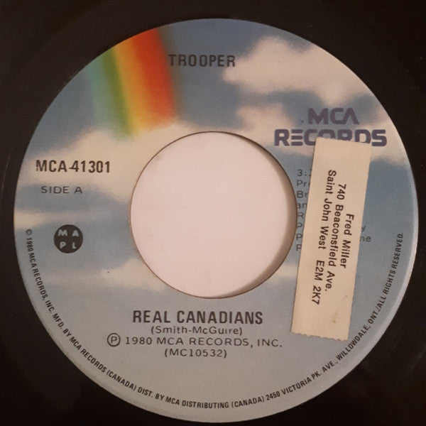 Trooper (4) : Real Canadians (7", Single)