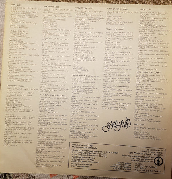 Sky High (7) : Sky High (LP, Album)