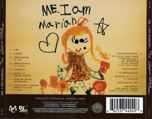 Mariah Carey : Me. I Am Mariah ...The Elusive Chanteuse (CD, Album)