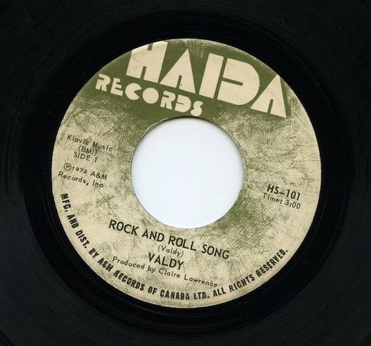 Valdy : Rock And Roll Song (7", Single)
