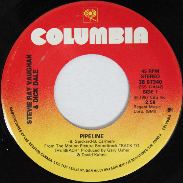 Stevie Ray Vaughan & Dick Dale : Pipeline (7", Single)