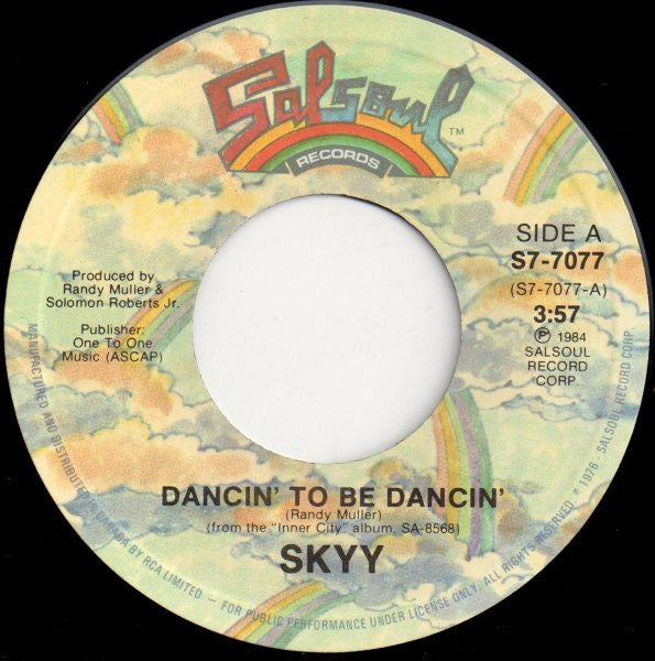 Skyy : Dancin' To Be Dancin' (7", Single)