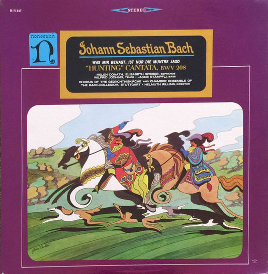 Johann Sebastian Bach, Helen Donath, Elisabeth Speiser, Wilfried Jochims, Prof. Jakob Stämpfli, Chorus Of The Gedächtniskirche*, Chamber Ensemble Of The Bach-Collegium, Stuttgart*, Helmuth Rilling : "Hunting" Cantata, BWV 208: Was Mir Behagt, Ist Nur Dir Muntre Jagd (LP, Album)