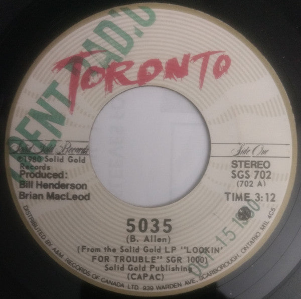 Toronto (4) : 5035 (7", Single)