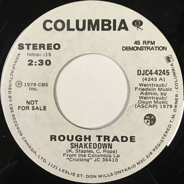 Rough Trade : Shakedown (7", Single, Mono, Promo)