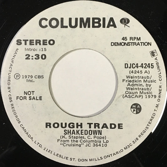 Rough Trade : Shakedown (7", Single, Mono, Promo)