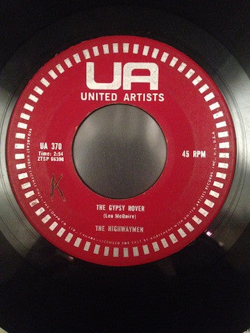 The Highwaymen* : Cotton Fields / The Gypsy Rover (7", Single)