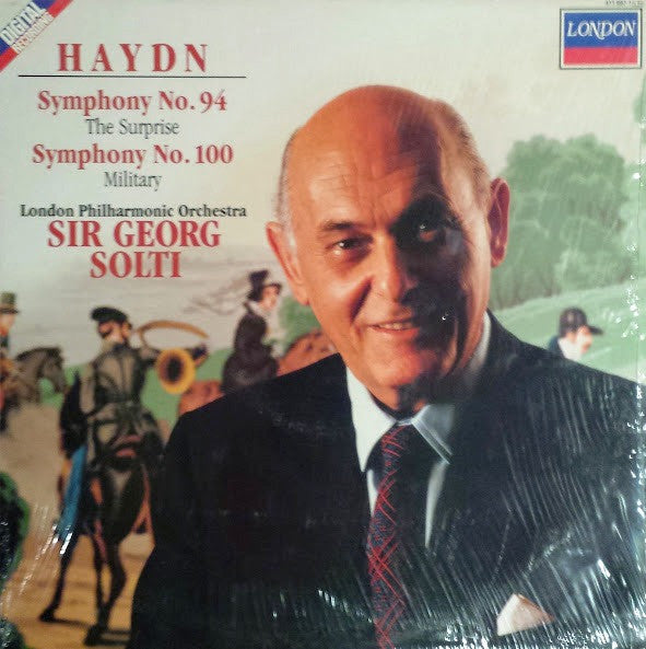Haydn* - London Philharmonic Orchestra, Sir Georg Solti* : Symphony No. 94 The Surprise / Symphony No. 100 Military (LP, Album)