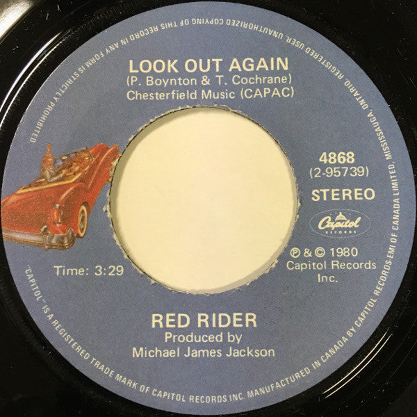 Red Rider : Don't Fight It (7", Single)