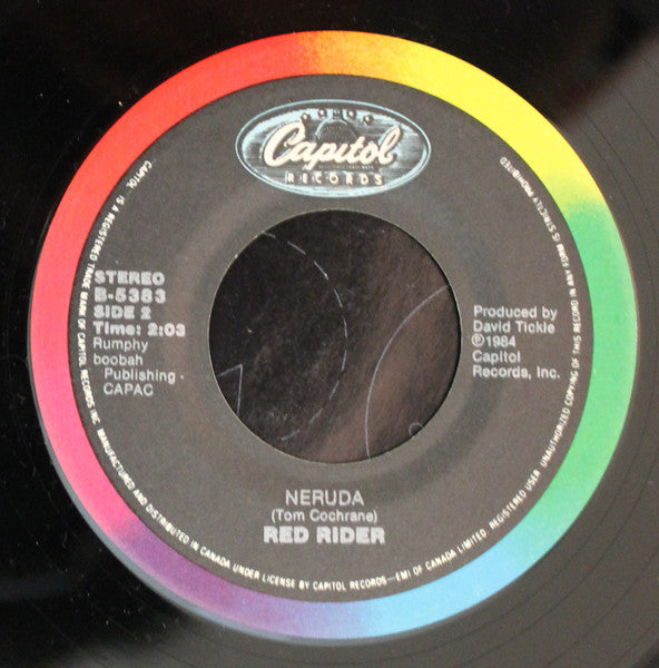 Red Rider : Breaking Curfew (7", Single)