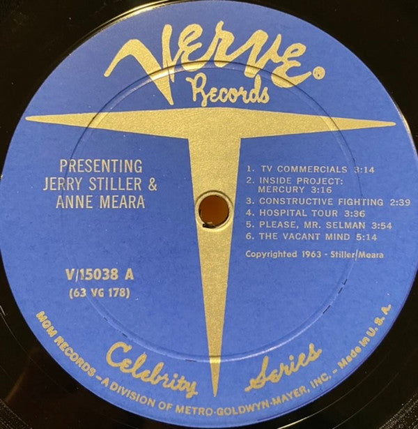 Jerry Stiller & Anne Meara : Presenting: America's New Comedy Sensations (LP)