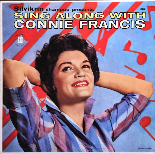Connie Francis : Sing Along With Connie Francis (LP, Album)