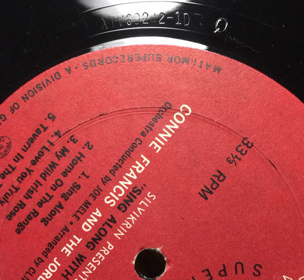 Connie Francis : Sing Along With Connie Francis (LP, Album)