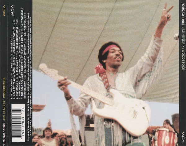 Jimi Hendrix : Woodstock (CD, Album, Club)