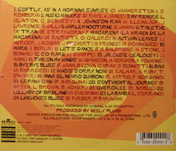 ¡Esquivel!* : Infinity In Sound Volumes 1 & 2 (CD, Comp, RM)