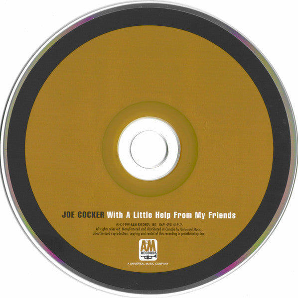 Joe Cocker : With A Little Help From My Friends (CD, Album, RE, RM)