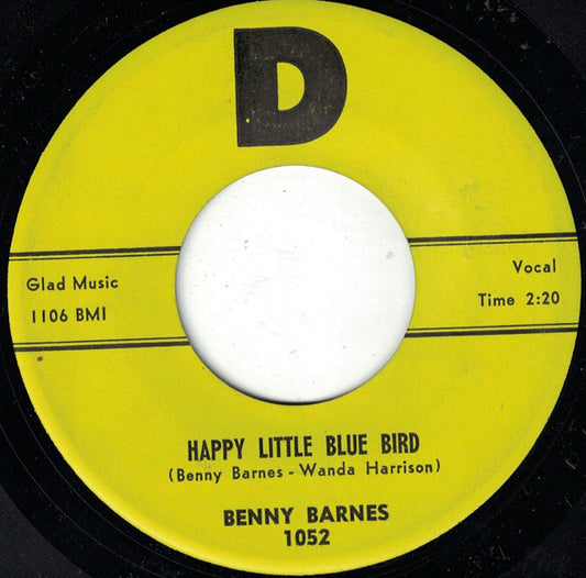 Benny Barnes : Happy Little Blue Bird / Gold Records In The Snow (7")
