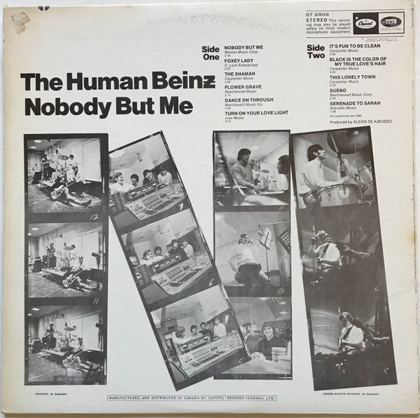 The Human Beinz : Nobody But Me (LP, Album)