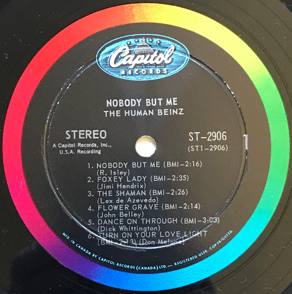 The Human Beinz : Nobody But Me (LP, Album)