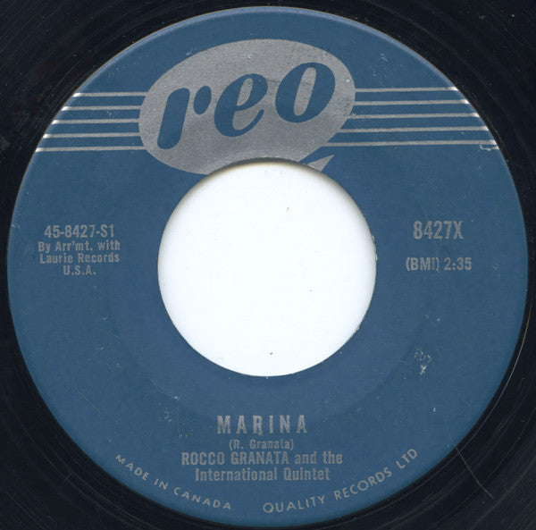 Rocco Granata And The International Quintet* : Marina / Manuela (7", Single)