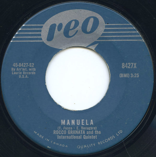Rocco Granata And The International Quintet* : Marina / Manuela (7", Single)