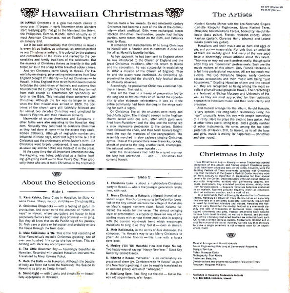 Noelani Kanoho Mahoe* With The Leo Nahenahe Singers* : Hawaiian Christmas (LP)