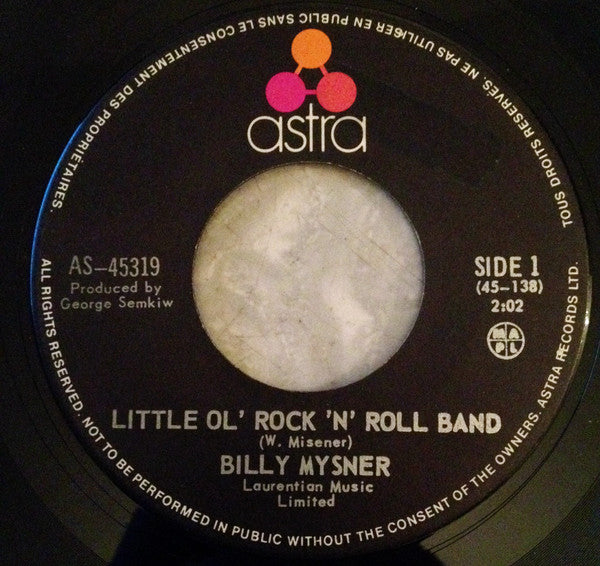 Bill Misener : Little Ol' Rock 'N' Roll Band (7", Single)