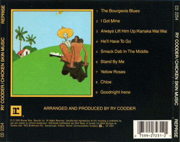 Ry Cooder : Chicken Skin Music (CD, Album, RE)