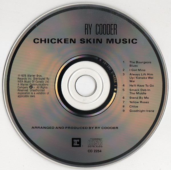 Ry Cooder : Chicken Skin Music (CD, Album, RE)