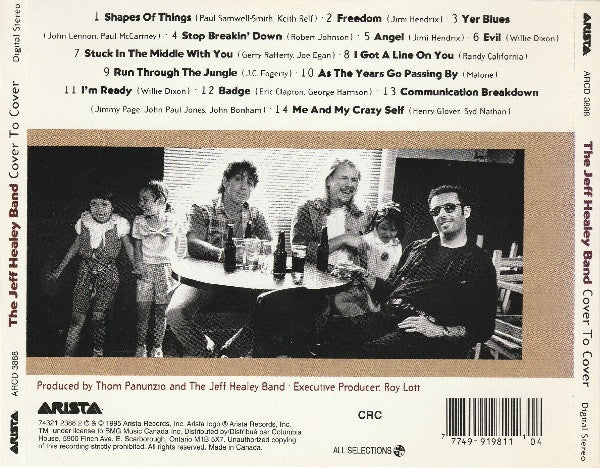 The Jeff Healey Band : Cover To Cover (CD, Album, Club)