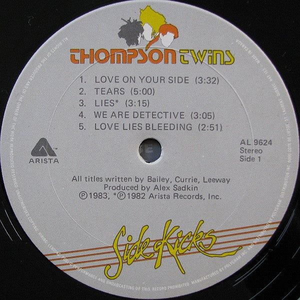 Thompson Twins : Side Kicks (LP, Album)