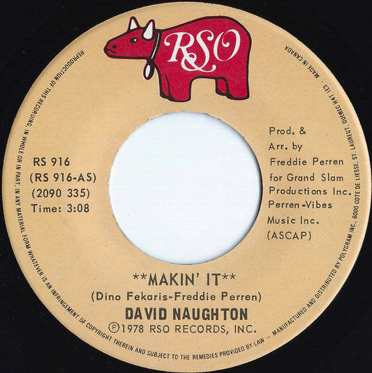 David Naughton : Makin' It  (7", Single)