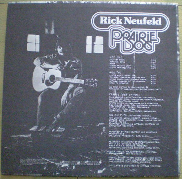 Rick Neufeld : Prairie Dog (LP, Album)