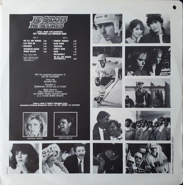Guy Trépanier Et Normand Dubé : Lance Et Compte / He Shoots He Scores - Soundtrack (LP, Album)
