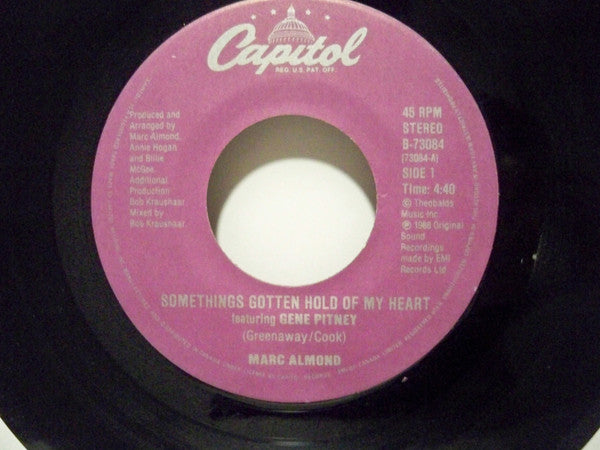 Marc Almond Featuring Special Guest Star Gene Pitney : Something's Gotten Hold Of My Heart (7", Single)