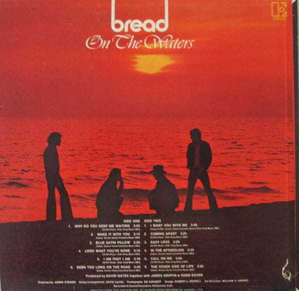 Bread : On The Waters (LP, Album, Gol)