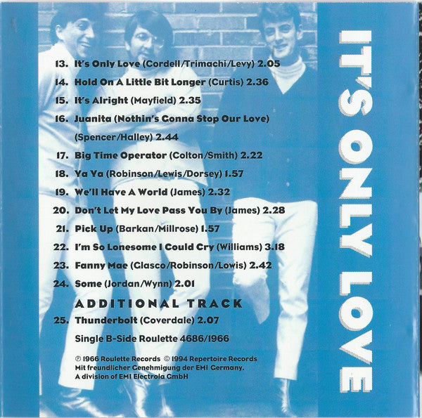 Tommy James & The Shondells : Hanky Panky / It's Only Love (2 Originals On 1 CD) (CD, Comp, Mono)
