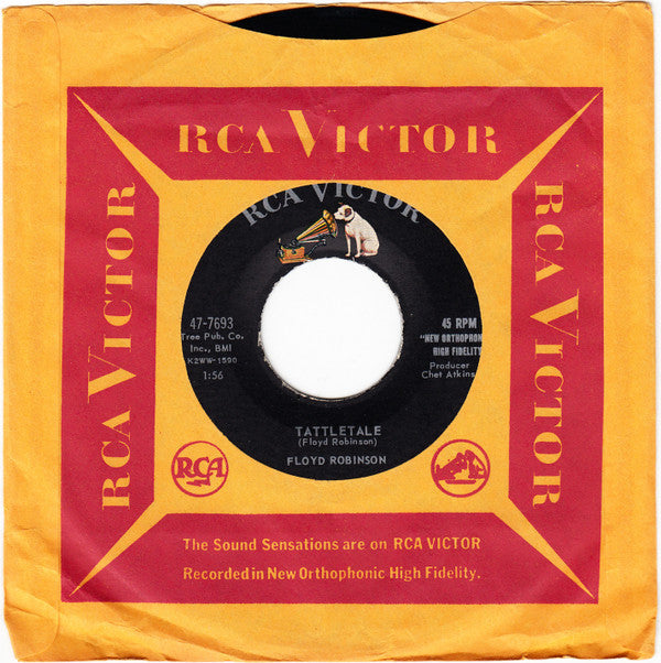 Floyd Robinson : Tattletale / I Believe In Love (7", Single)