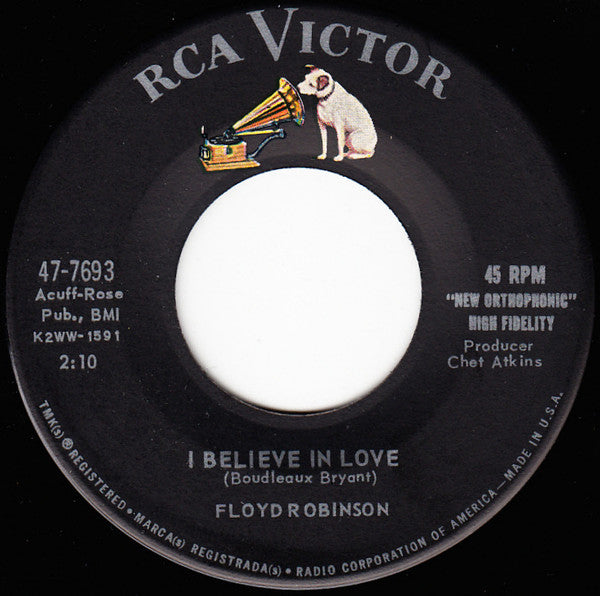 Floyd Robinson : Tattletale / I Believe In Love (7", Single)