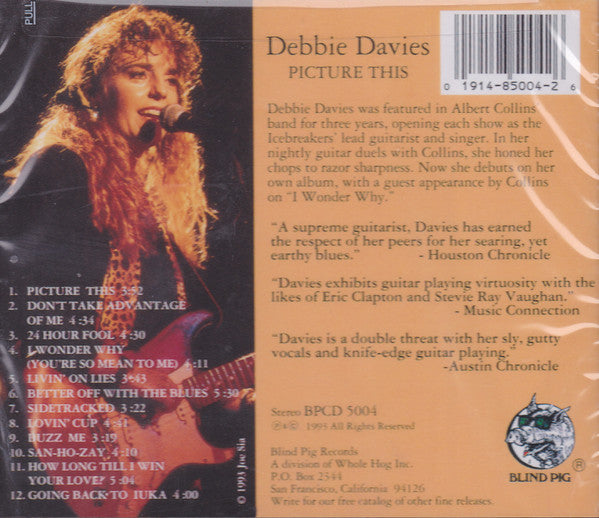 Debbie Davies : Picture This (CD, Album)