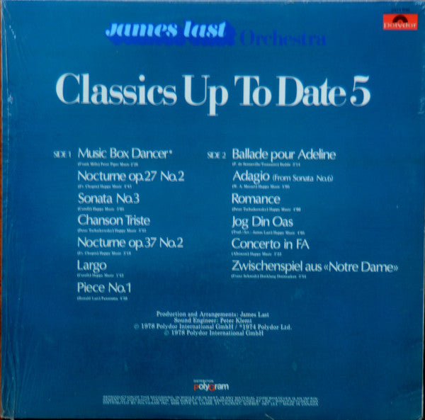 Orchester James Last : Classics Up To Date 5 (LP, Album)
