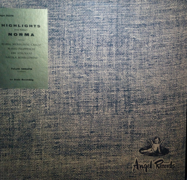 Vincenzo Bellini, Tullio Serafin : Highlights From Bellini's Norma (LP, Album)
